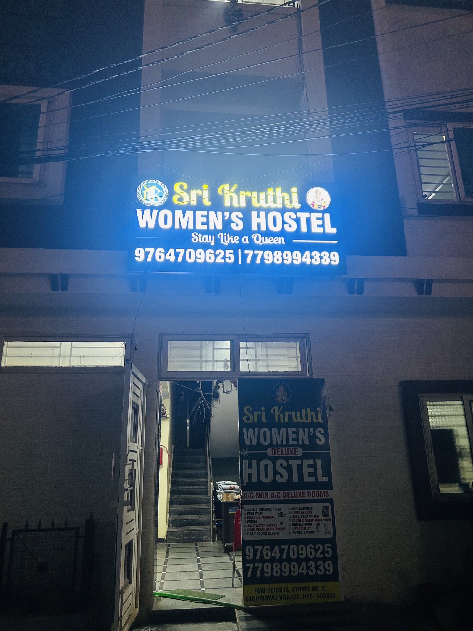 SriKruthi women’s hostel